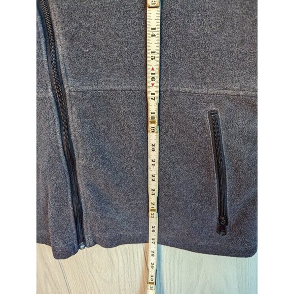 Columbia Full Zip Fleece Vest Jacket Mens XL Gray with pockets Grey Sleeveless - Picture 5 of 5